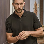 Men's Luxury Stretch V-Neck Polo