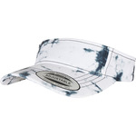 Batik dye curved visor cap