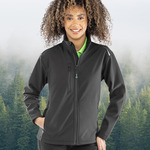 Women's recycled 3-layer printable softshell jacket