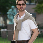 Harvard v-neck – stretch deluxe polo