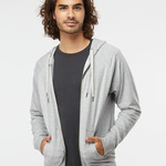 Unisex Icon Lightweight Loopback Terry Full-Zip Hooded Sweatshirt