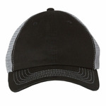 Contrast-Stitch Mesh-Back Cap