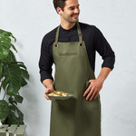 Premier Barley Contrast Stitch Bib Apron