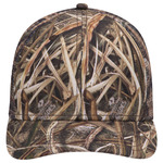 OTTO CAP Mossy Oak Camouflage Superior Polyester Twill 6 Panel Low Profile Mesh Back Trucker Hat
