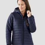 Women’s Nautilus quilted hooded jacket