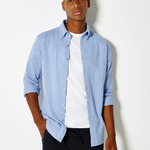 Tailored Fit Superwash 60 Pique Shirt (Long Sleeve)