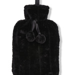 Luxury classic faux fur hot water bottle and cover