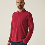 Pro 65/35 long sleeve polo