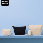 Recycled luxe canvas accessory bag