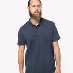 Native Spirit Washed Jersey Polo Shirt