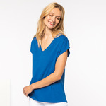 Native Spirit Ladies Oversized V Neck T-Shirt