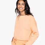 Native Spirit Ladies Oversized Cropped Sweatshirt
