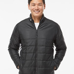 Men's 3-Stripes Puffer Full-Zip Jacket