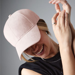 Faux Suede 6 Panel Cap