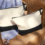 Dipped Base Canvas Accessory Bag