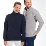 Unisex Organic 1/4 Zip Sweat