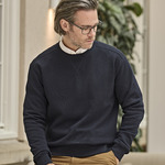 Tee Jays Ribbed Interlock Crew Neck Sweatshirt