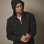 Tee Jays Ribbed Interlock Full Zip Hooded Sweatshirt