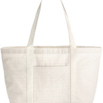 Westford Mill Striped Organic Cotton Shopper