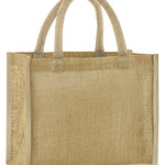 Westford Mill Natural Starched Jute Midi Tote Bag