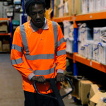 Warrior Hi-Vis Long Sleeve Polo Shirt