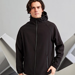 Hooded 2-layer softshell jacket