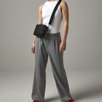 Matte PU cross-body bag