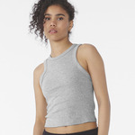 Women’s micro rib racer tank