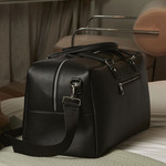 Tailored luxe PU weekender