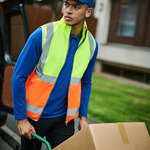 Pro hi-vis full-zip gilet