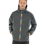Prism PU waterproof jacket with recycled backing