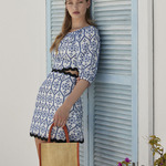 Natural starched jute mini gift bag