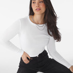 Women's Micro Rib Long Sleeve Tee