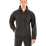 Recycled 3-Layer Printable Hood Softshell