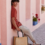 Natural Starched Jute Classic Shopper