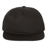 Lightly-Structured Five-Panel Snapback Cap