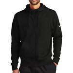 NIKE CLUB FLEECE SLEEVE SWOOSH FULL ZIP HOODIE