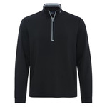 ORIGINAL PENGUIN® CLUBHOUSE MOCK ¼ ZIP PULLOVER