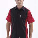 RED KAP® SHORT SLEEVE WOVEN CREW SHIRT